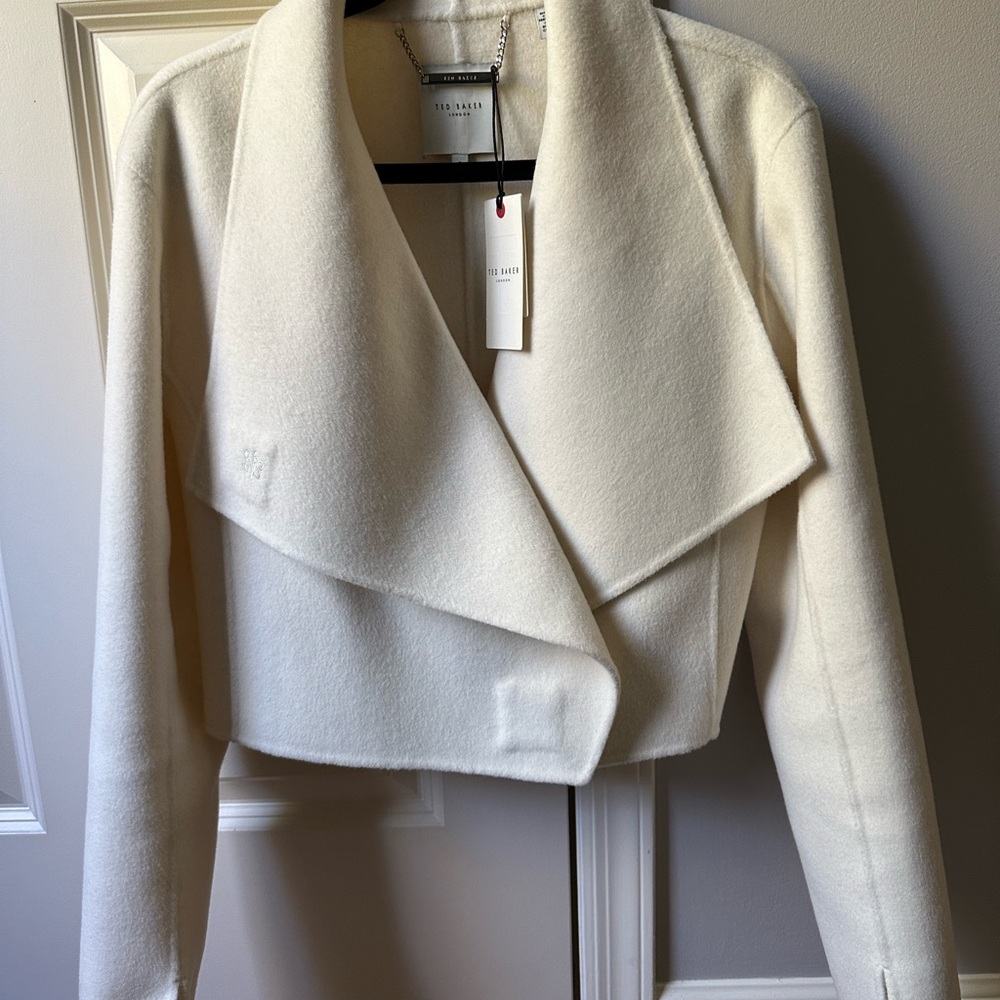Ted Baker Women's Cropped Wrap Wool Jacket